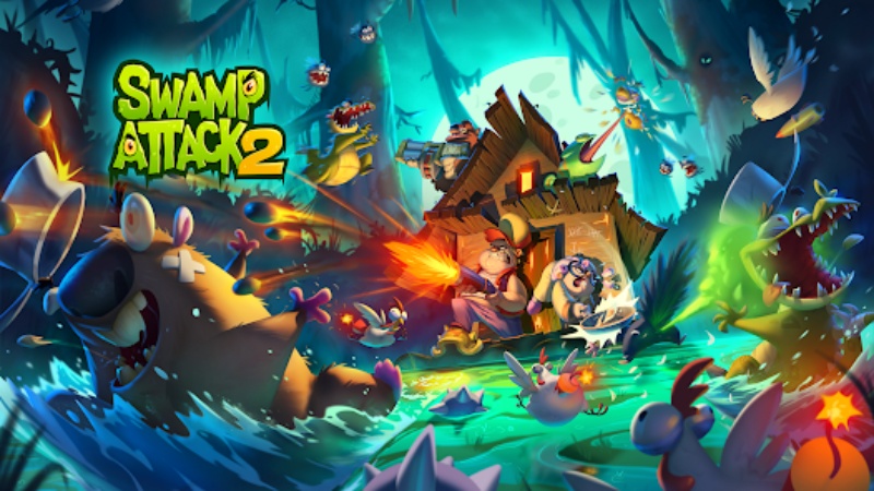 Tải Swamp Attack 2 MOD APK (Menu, Vô hạn tiền, Đạn, No Ads) v1.0.83 3 Swamp Attack 2 MOD APK
