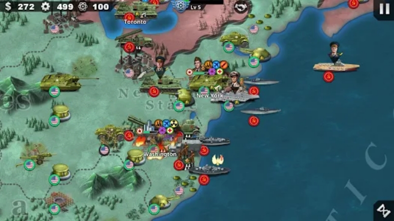 Tải World Conqueror 4 MOD APK (Vô Hạn Tiền, Huy Chương, Năng Lượng) v1.20.0 4 world conqueror 4 mod apk