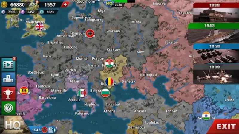 Tải World Conqueror 4 MOD APK (Vô Hạn Tiền, Huy Chương, Năng Lượng) v1.20.0 3 world conqueror 4 mod apk