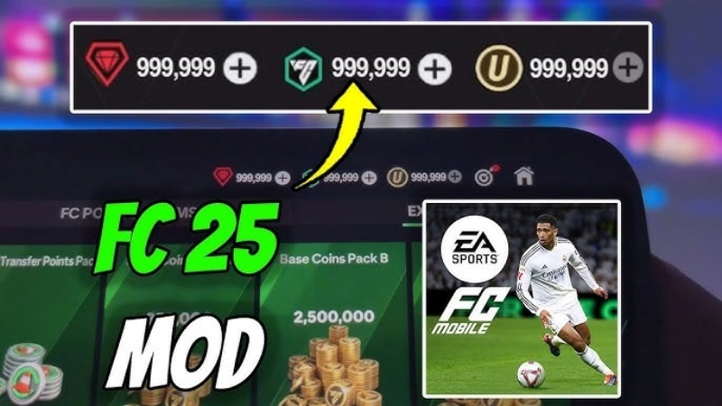 Tải FIFA Mobile MOD APK (Vô Hạn Tiền, Kim Cương, Menu) v26.1.01 2 Hack FIFA Mobile