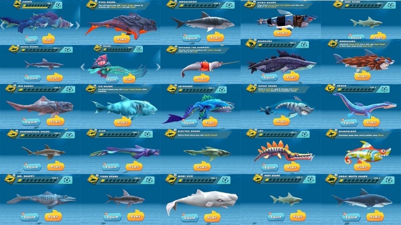 Tải Hungry Shark Evolution MOD APK (Vô Hạn Tiền, Kim Cương) v13.6.0 4 Hungry Shark Evolution Hack