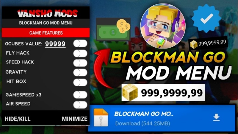 Tải Blockman Go MOD APK (Vô Hạn Tiền, Kim Cương, Bất Tử) v3.1.1 2 Blockman Go MOD APK