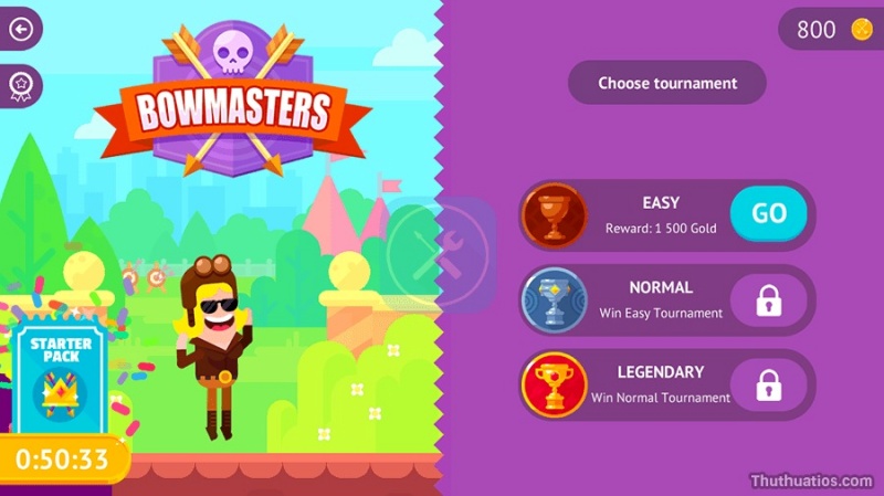 Tải Bowmasters MOD APK (Full Tiền, Kim Cương, Nhân Vật, Menu) v10.0.1 6 Bowmasters hack