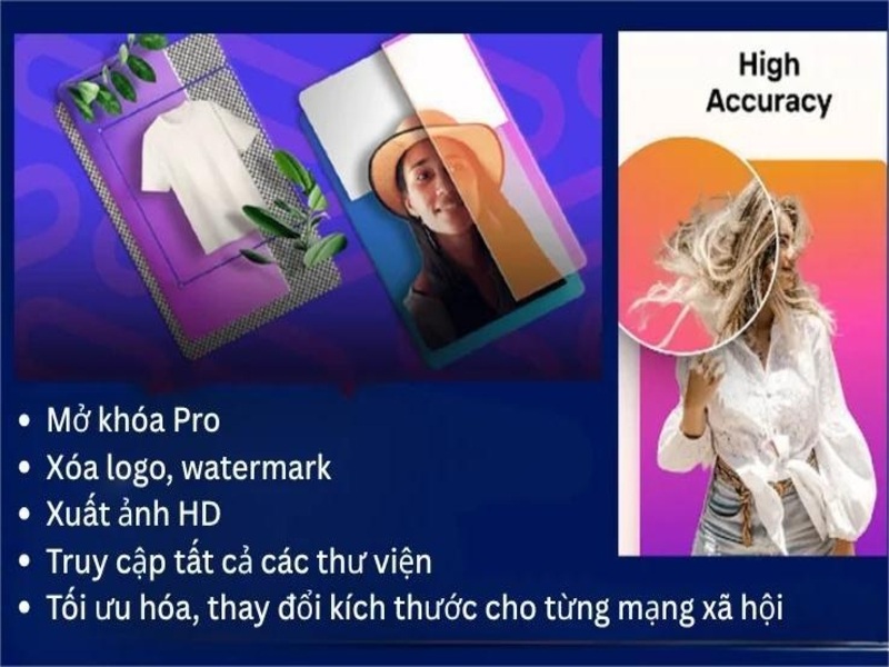 Tải PhotoRoom MOD APK (Mở Khóa Pro) v2025.37.06 4 Các Tính Năng Có Trong PhotoRoom MOD