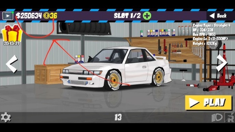 Tải FR Legends 0.3.4 Hack Funnymod (Vô Hạn Tiền, Xe Độ, Menu) 2 FR Legends MOD