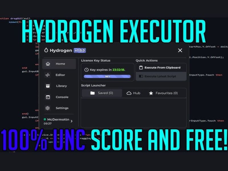Tải Hydrogen Hack ROBLOX (Miễn Phí) v1.2.2 1 Hydrogen Hack ROBLOX