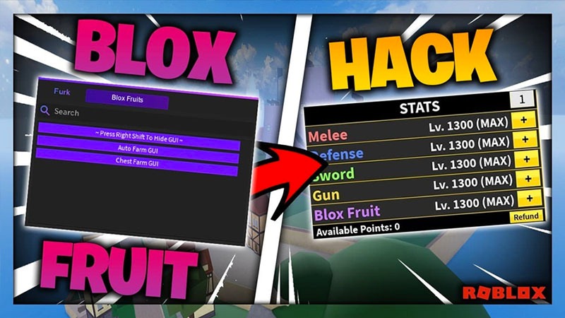 Tải Hack Blox Fruit VNG/QT + Script (Full Trái Ác Quỷ, Auto Farm) Update 29 2 blox fruit MOD APK