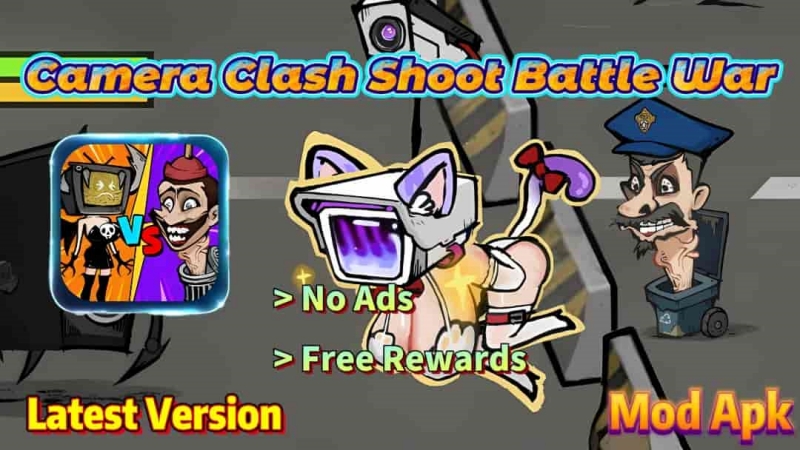 Tải Camera Clash MOD APK (Vô Hạn Tiền, Kim Cương, Bất tử) v2.3.4 2 hack camera clash