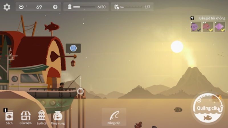 Tải Hack Fishing and Life (Full Tiền, MOD Menu) v0.0.280 6 câu cá và cuộc sống hack