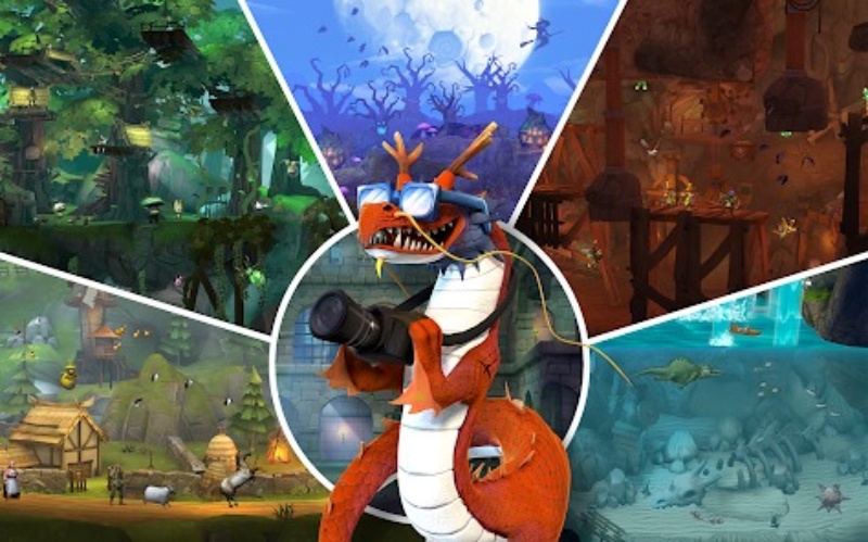Tải Hungry Dragon MOD APK (Vô Hạn Tiền, Kim Cương, One Hit) v5.5 4 Hack Hungry Dragon