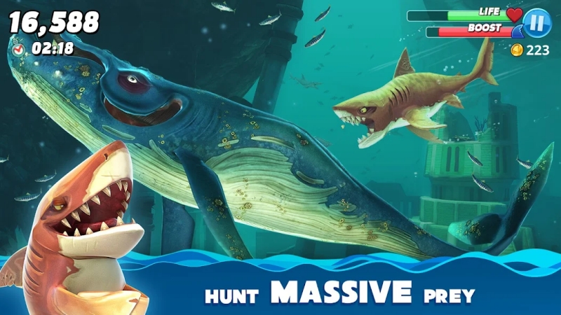 Tải Hungry Shark World Hack (Vô Hạn Tiền, Kim Cương, Menu) v7.3.3 4 hungry shark world hack