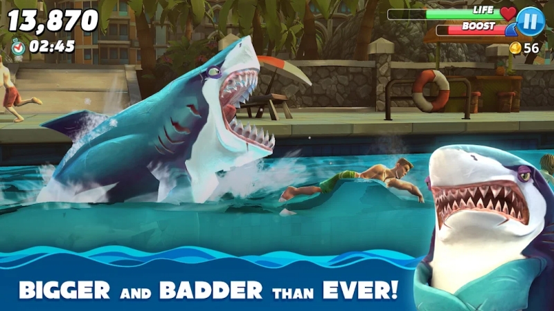 Tải Hungry Shark World Hack (Vô Hạn Tiền, Kim Cương, Menu) v7.3.3 2 hungry shark world hack