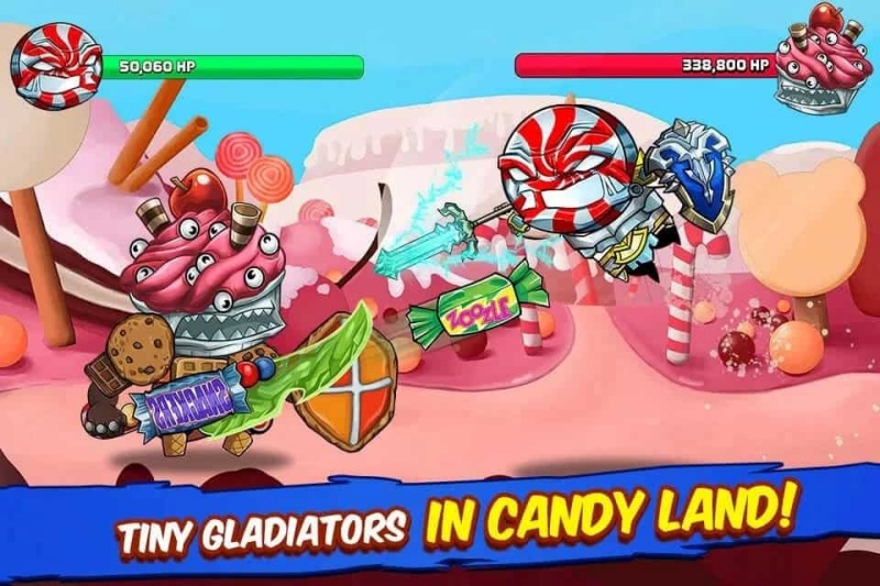 Tải Tiny Gladiators MOD APK (Vô Hạn Tiền, Kim Cương, One Hit) v2.5.1 4 Hack Tiny Gladiators
