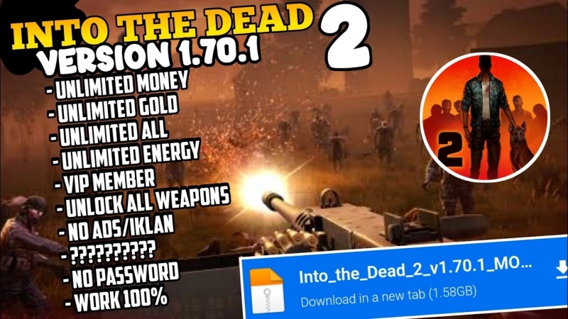 Tải Into the Dead 2 MOD APK (Vô Hạn Tiền, Đạn, VIP) v1.80.0 2 into the dead 2 MOD APK