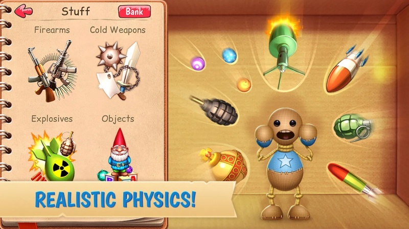 Tải Kick the Buddy MOD APK (Vô Hạn Tiền, Vàng, Full Đồ) v2.14.8 4 Kick the Buddy Hack