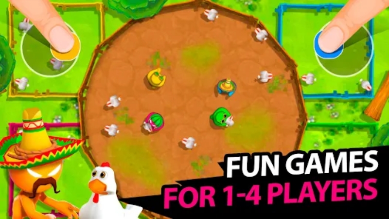 Tải Stickman Party MOD APK (Vô Hạn Tiền) v2.4.9.1 Miễn Phí 3 stickman party hack