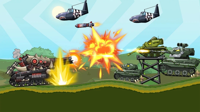 Tải Tank Arena Steel Battle Hack (Vô hạn tiền, Kim Cương) v2.1.1 5 Tank Arena Steel Battle hack