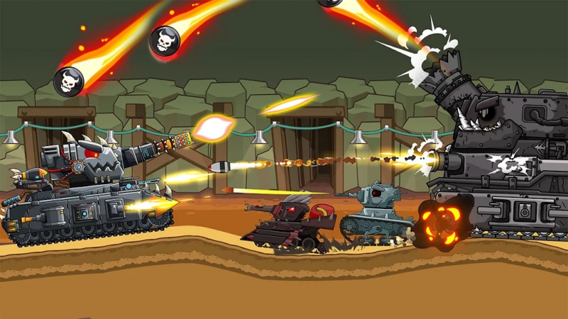 Tải Tank Arena Steel Battle Hack (Vô hạn tiền, Kim Cương) v2.1.1 4 Tank Arena Steel Battle hack