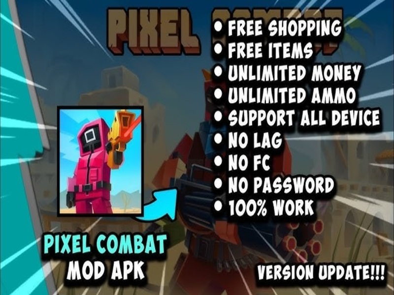 Tải Hack Pixel Combat MOD APK (Full Tiền, Đạn, Bất Tử) v5.10.7 4 Tính Năng Nổi Bật Có Trong Hack Pixel Combat