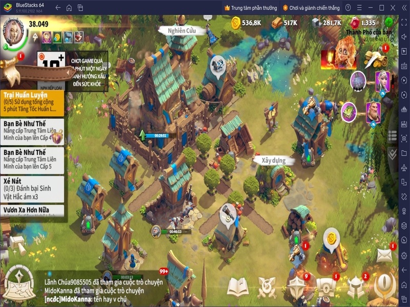 Tải Hack Call of Dragons MOD APK (Vô Hạn Tiền, No Ads) v1.0.40.26 3 Xây dựng căn cứ và chiêu mộ anh hùng